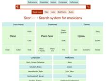 Tablet Screenshot of en.scorser.com