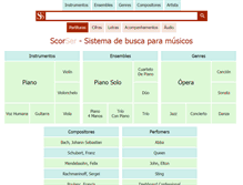 Tablet Screenshot of es.scorser.com